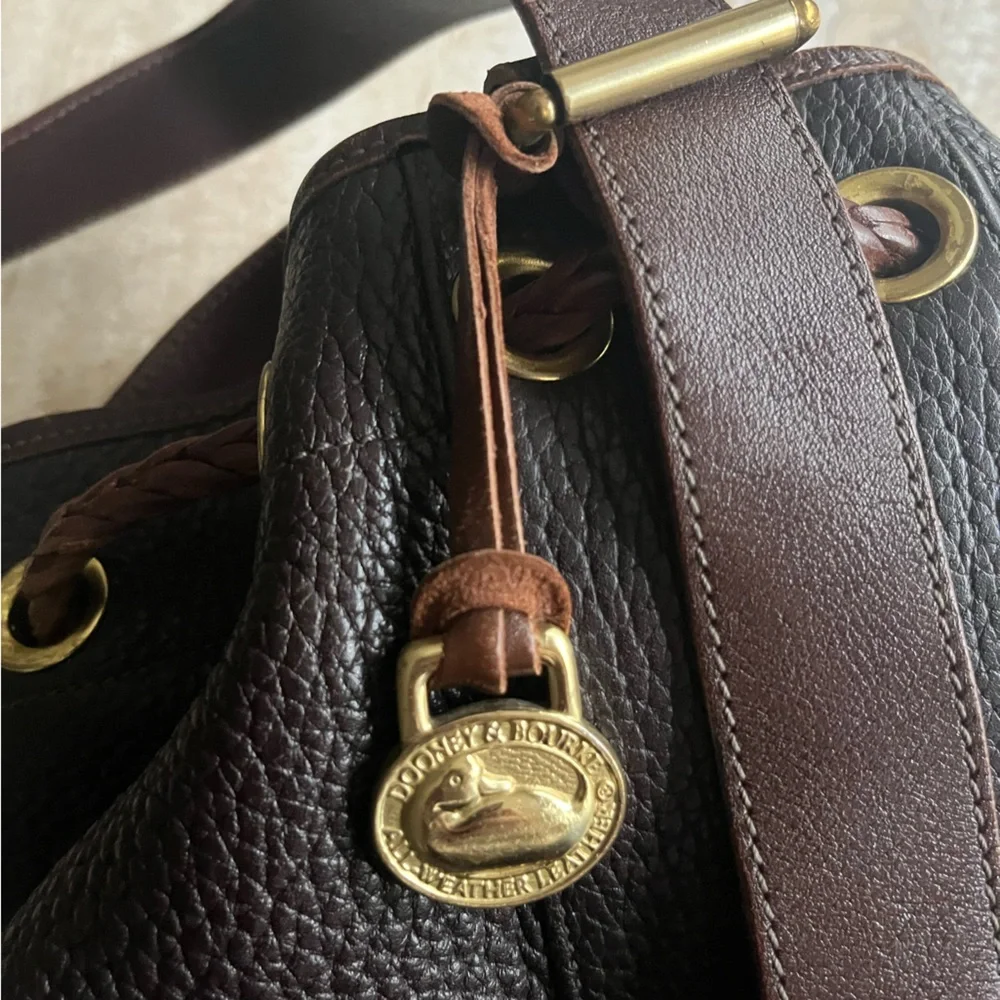 Dooney & Bourke Brown Bag Gold Hardware - Picture 5 of 15